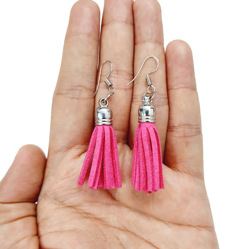 Anting Tusuk Aksen Berlian/Anting Retro Fashion Import Wanita/Anting Pompom Bunga/Anting Rumbai