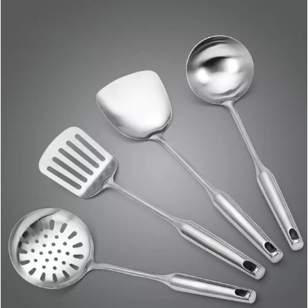 Spatula Set Isi 4pcs Spatula Sutil Stainless Steel