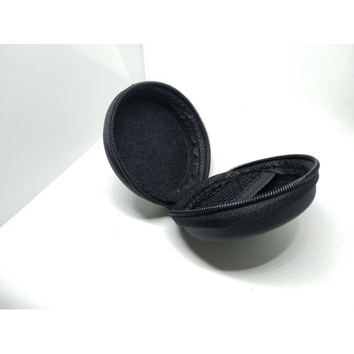 Round Earphone Case Bulat Headset Tempat (8x3cm)