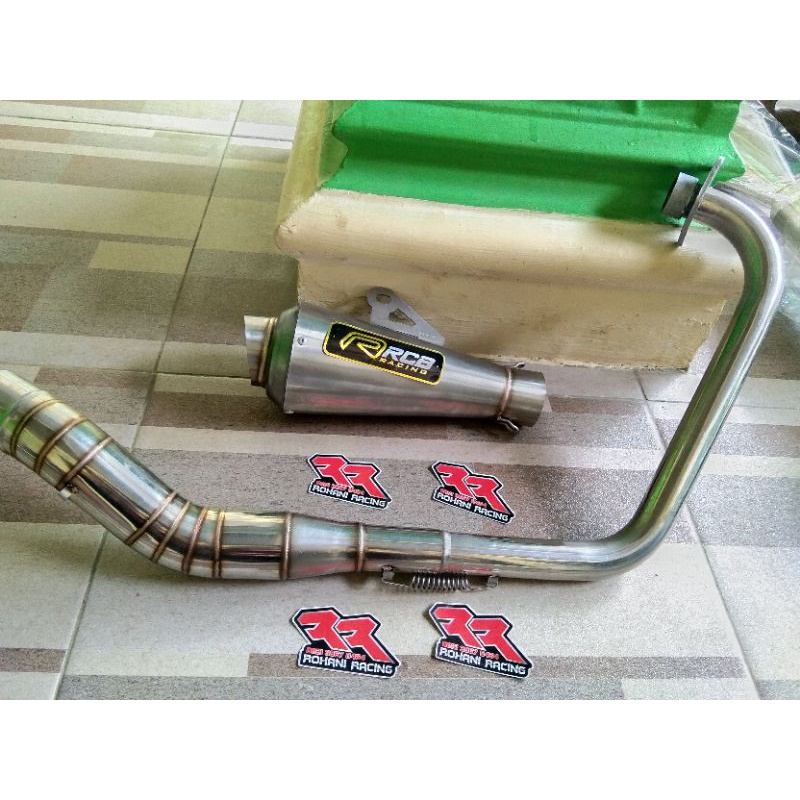 KNALPOT RCB KOLONG BAWAH KLX CRF D'TRACKER