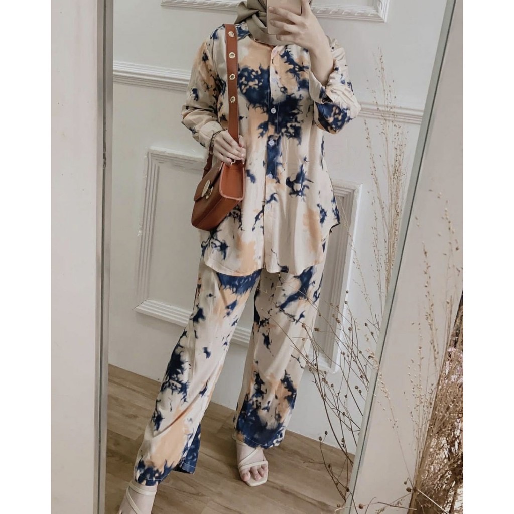 FELLO ONE SET / ONE SET RAYON / ONE SET PAJAMAS / STELAN WANITA-MIRZA ONE SET