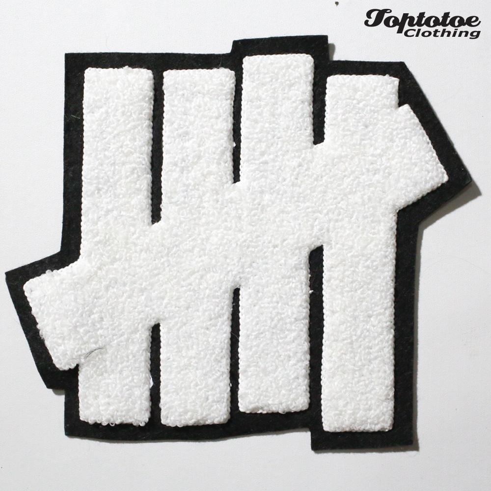 Patch Chenille Embroidery Custom Design Suka Suka Aplikasi