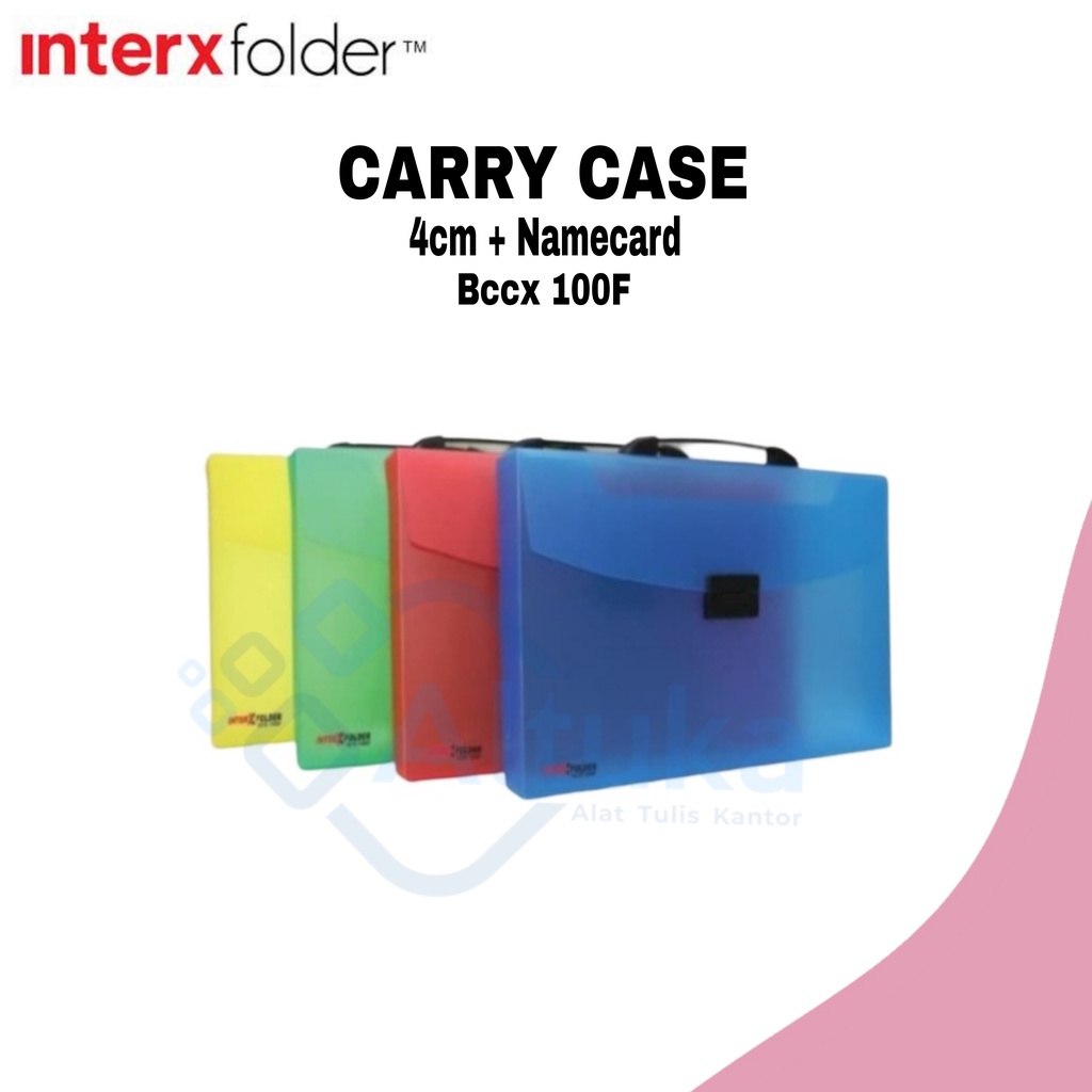 

Carry Case / Tas Jinjing Folio / Brief Bag 4cm + Namecard IXF 100F