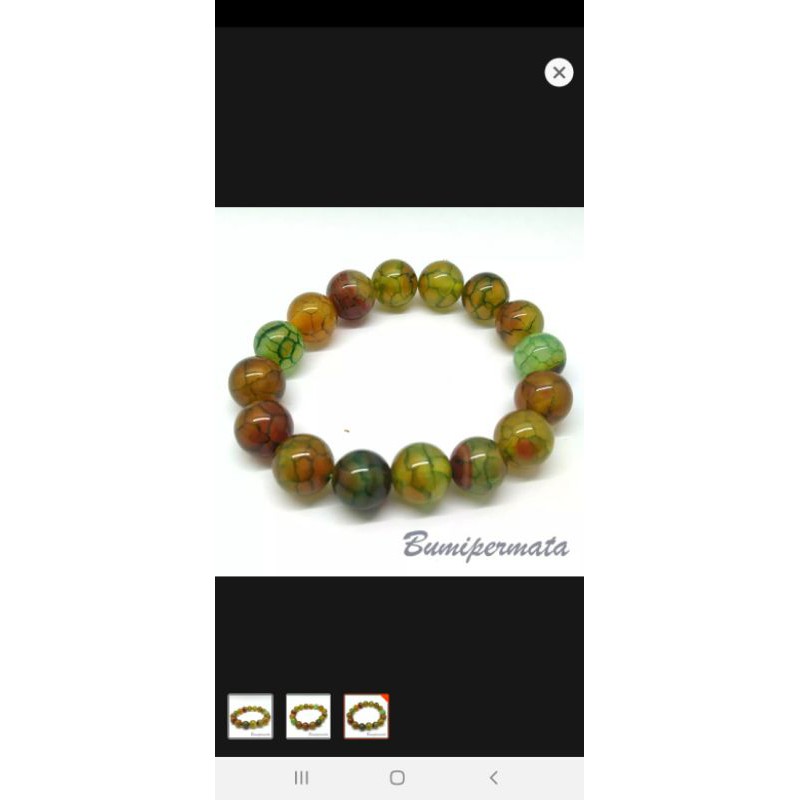 gelang giok natural import