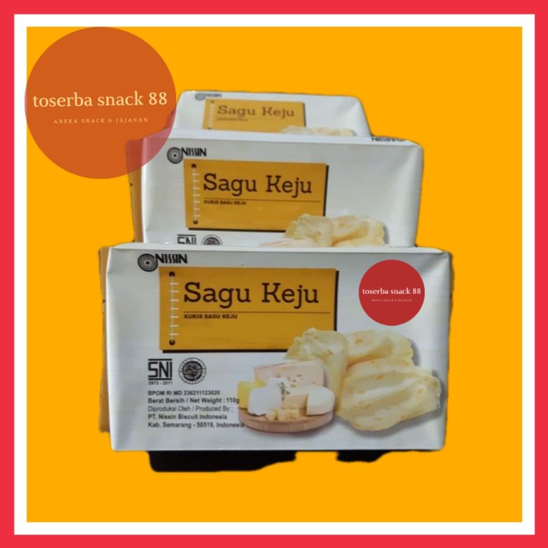 

NISSIN SAGU KEJU/Kukis Sagu Keju Yang Lezat & Bergizi (110 gram)