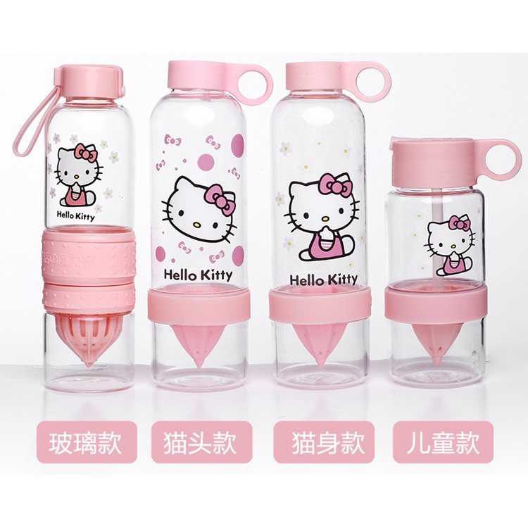 Botol Gelas Tempat Minum Peras Jeruk Hello Kitty