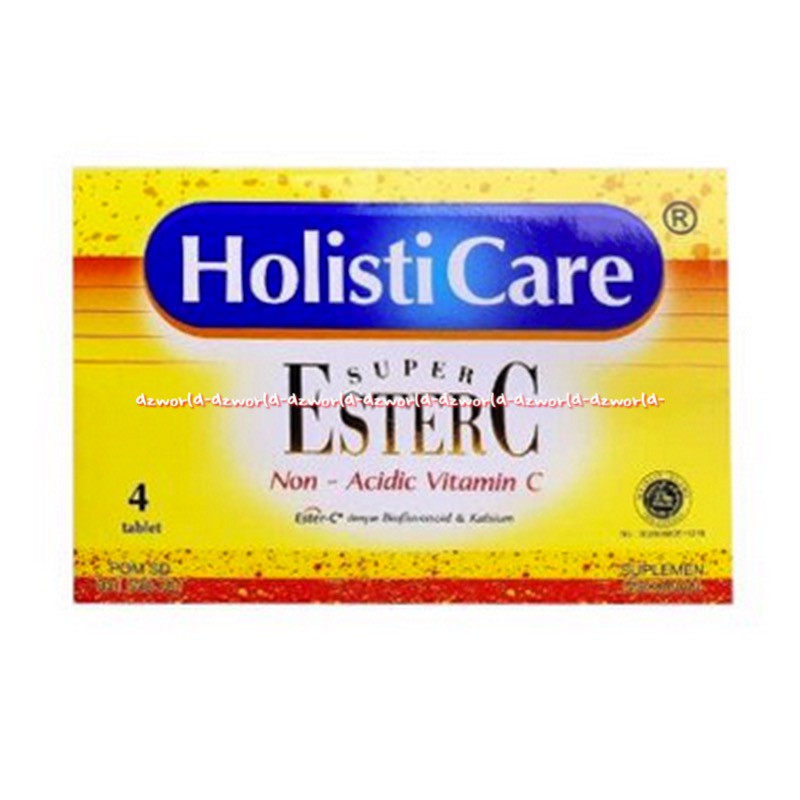 Holisticare Super Ester C Vitamin C Holisti Care Vit C 4 Tablet