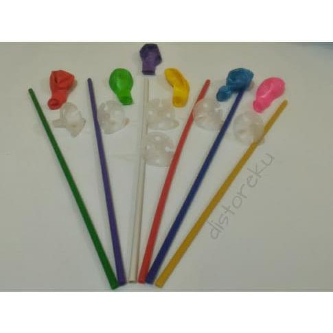 ISI 6SET BALON TANGKAI BALLON STICK