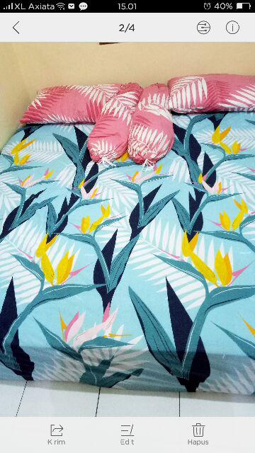 Sprei Internal Uk 180x200 Dan 160x200 Tinggi 25
