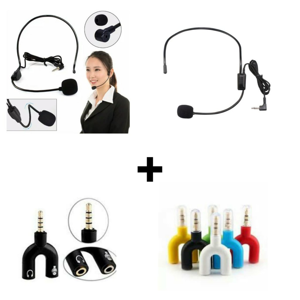 Paket Mic BANDO Clip on Bando Microphone Kabel