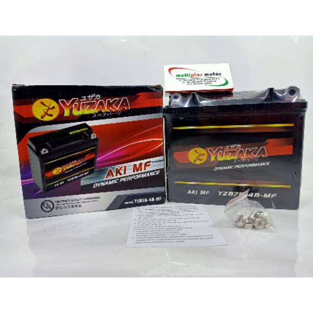 Aki Accu Kering Tiger,Scorpio,Tossa YUZAKA YZB7B-4B-MF