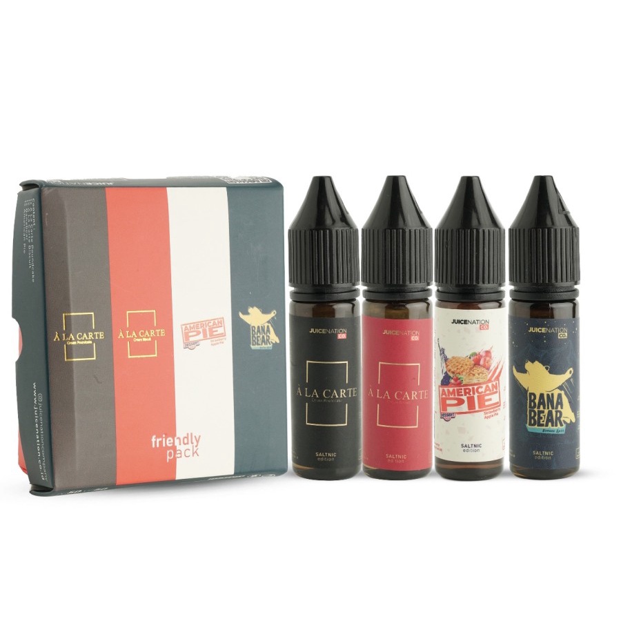 Friendly Pack SaIt nic 4 x 15ml Original Creamylicious Bercukai