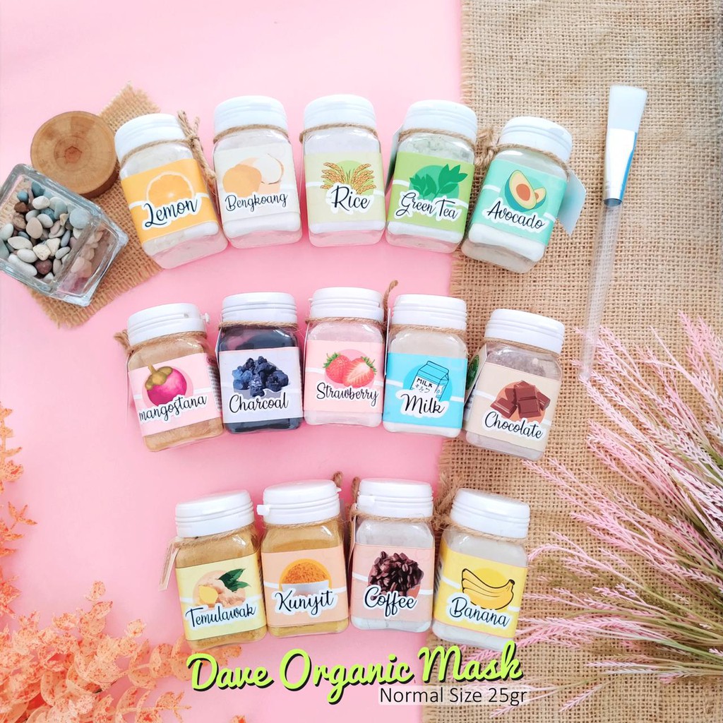 Masker Wajah - Dave Organic Mask (25gr)