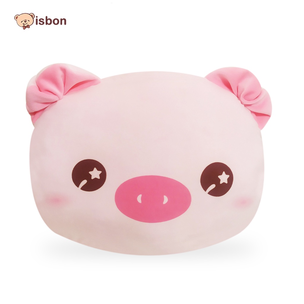 Bantal Kepala Pig Babi Piggy Bahan Lembut Premium by Istana Boneka