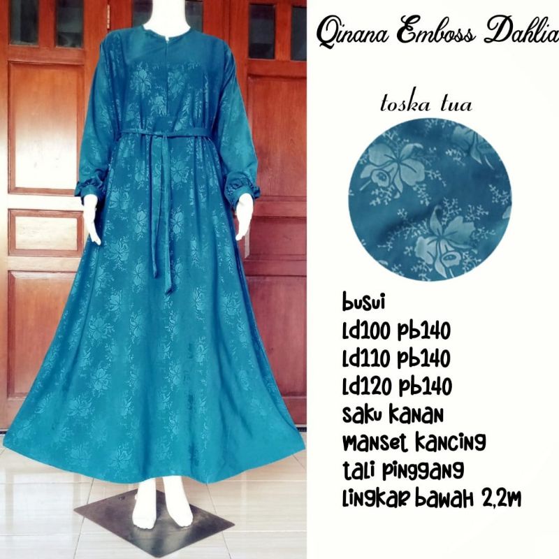 gamis syari wolfis embos motif-1
