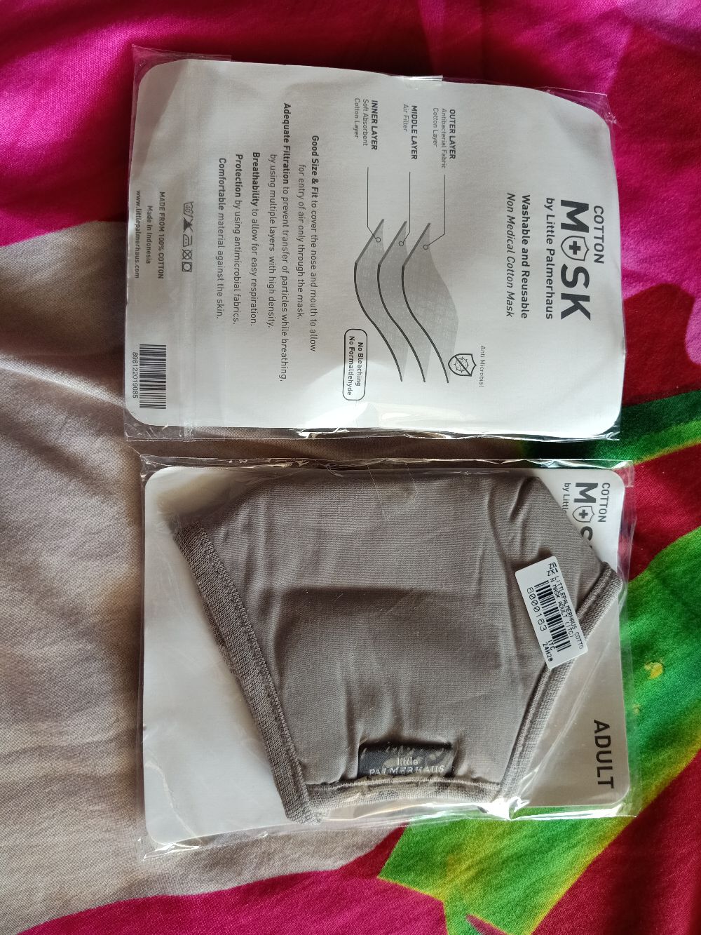 Little Palmerhaus Masker Kain / Cotton Mask Dewasa