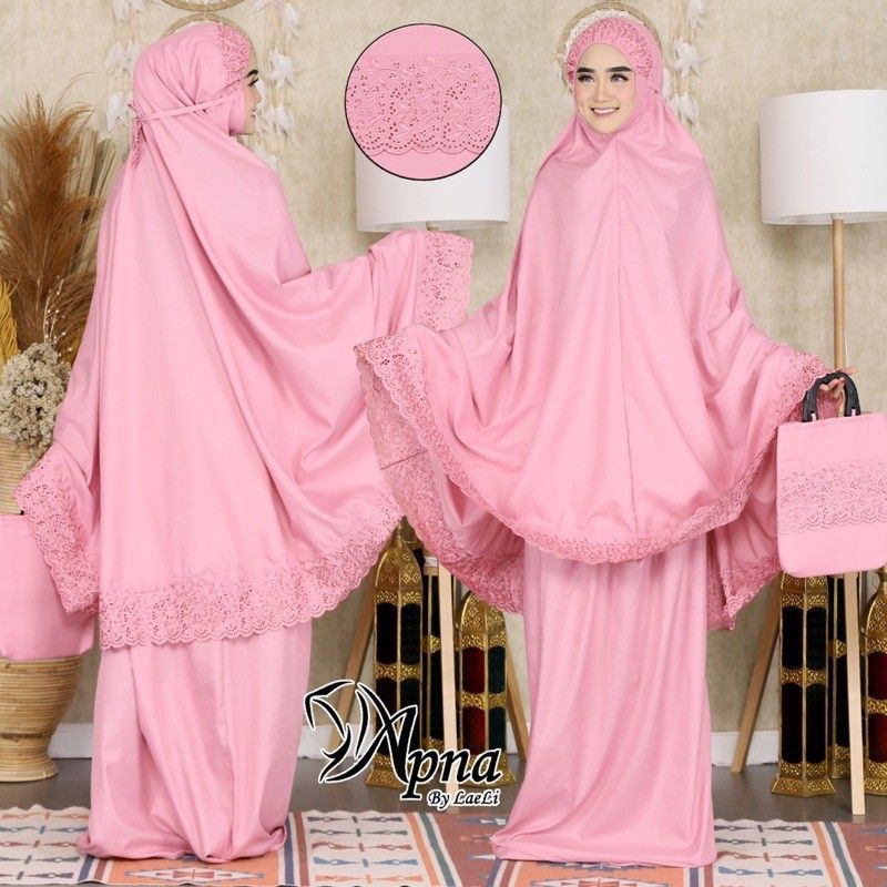 COD BAYAR DITEMPAT MUKENA DEWASA KHODIJAH BOX SESERAHAN RENDA SUPER CANTIK KOTAK ELEGANT FREE TAS