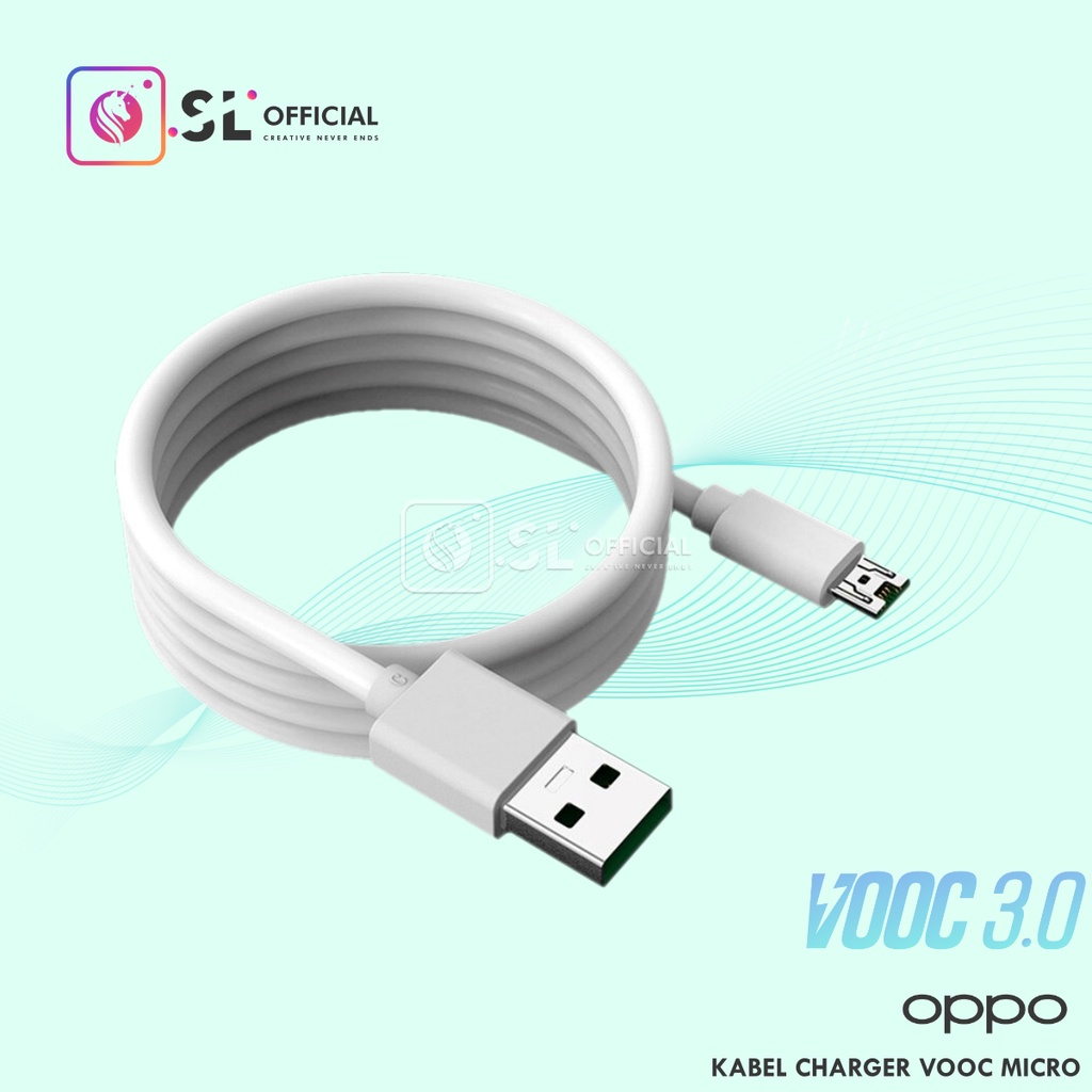 KABEL DATA OPPO VOOC MICRO USB FAST CHARGING 4A ORIGINAL