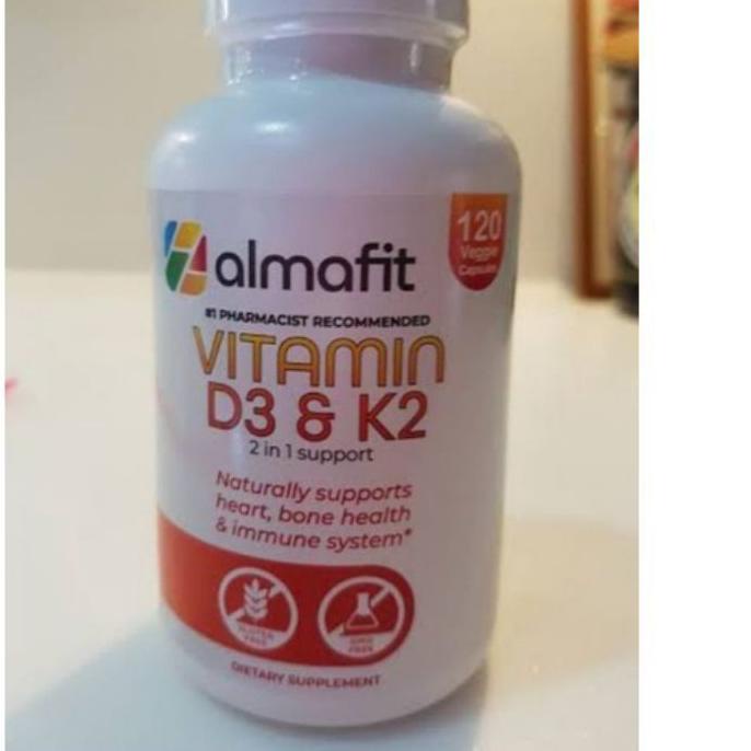 Jual SHOPEE 4.4 ALMAFIT VITAMIN D3 & K2 5000 IU 2 IN 1 SUPPORT