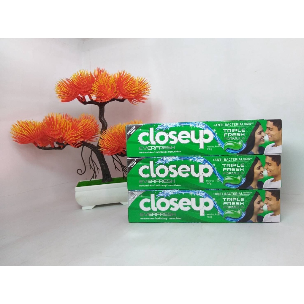 Close Up Pasta Gigi Green Menthol Fresh 160gr Tooth Paste Penyegar Mulut Menthol Original Ekonomis