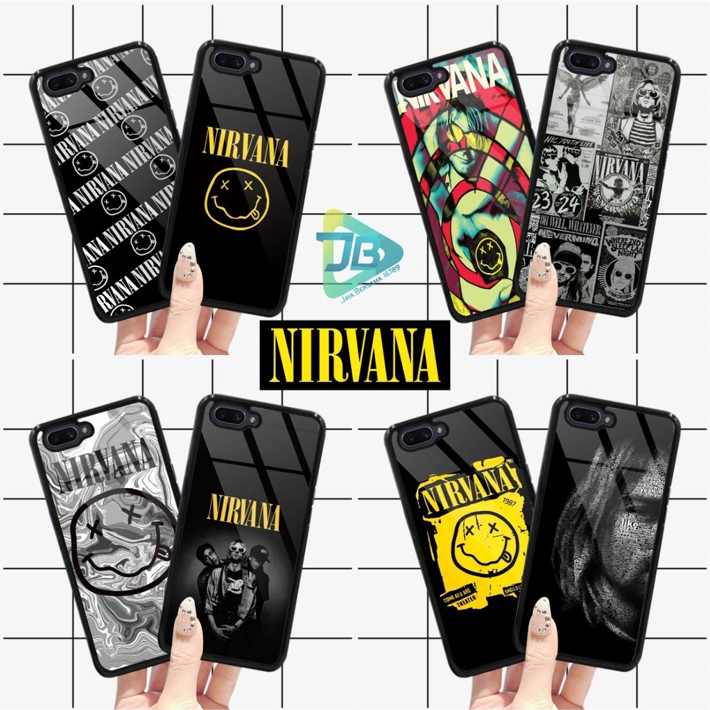 HARDCASE 2D GLOSSY NIRVANA OPPO VIVO XIAOMI SAMSUNG REALME IPHONE ALL TYPE JB4708