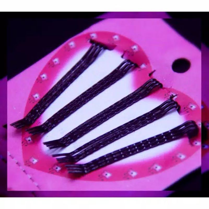 GMW 15 buah Jepit Rambut Lidi / Jepit Rambut kecil / Jepit Rambut Hitam