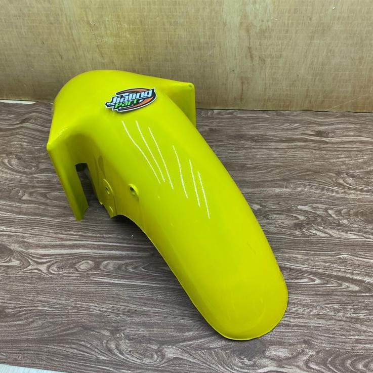 Spakbor depan Ninja R spakbor depan variasi CB GL kuning