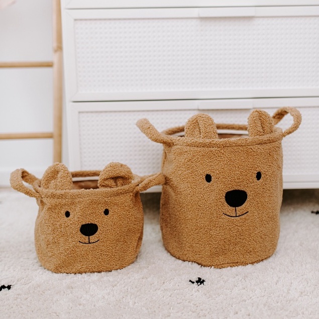 Childhome Teddy Storage Basket - Box Perlengkapan Anak Bayi Mainan Toys Aksesoris Dekorasi Kamar Baby