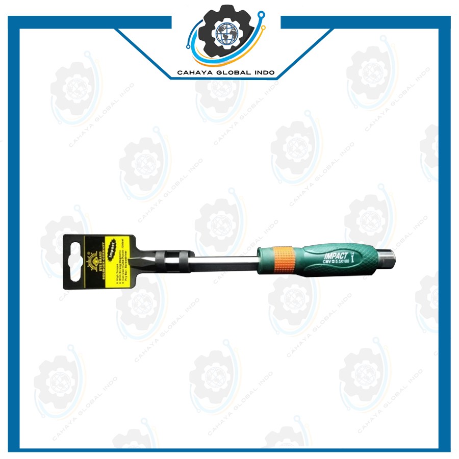 OBENG KETOK GG KARET 5,5 X 100 (-) - TJAP MATA / EYE BRAND