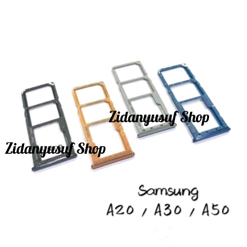 SIMTRAY SIMLOCK SLOT KARTU TEMPAT SIM SAMSUNG A20 A205 A30 A305 A50 A505 SLOT SIMCARD