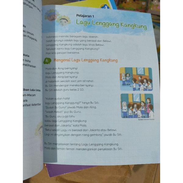 ORI buku teks plbj k13 penerbit Quadra untuk SD mi kelas 2 edisi revisi terbaru