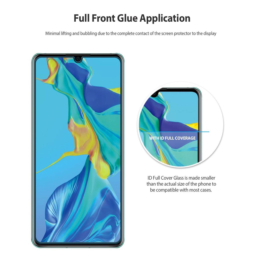 RINGKE INVISIBLE DEFENDER TEMPERED GLASS Full ADHESIVE FOR HUAWEI P30