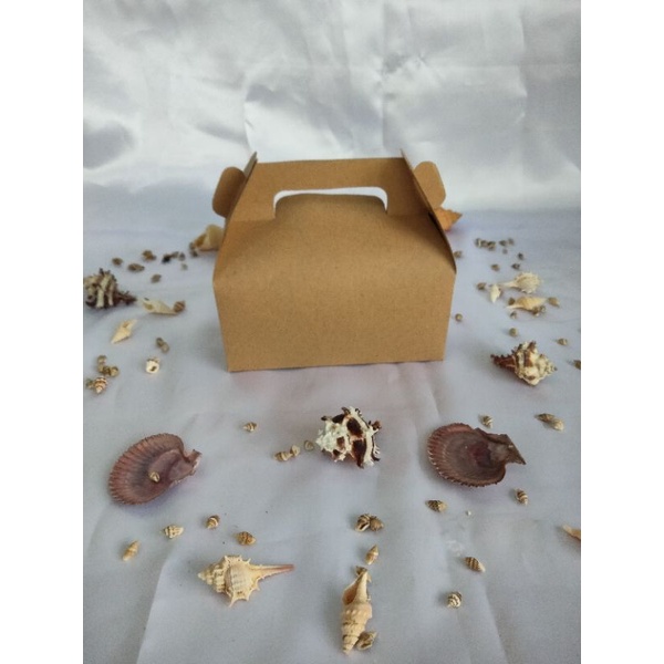 

Tas Gable Box/ Kotak kado/ Kotak Souvenir Brownkraf 16,6X9X15cm (B03)