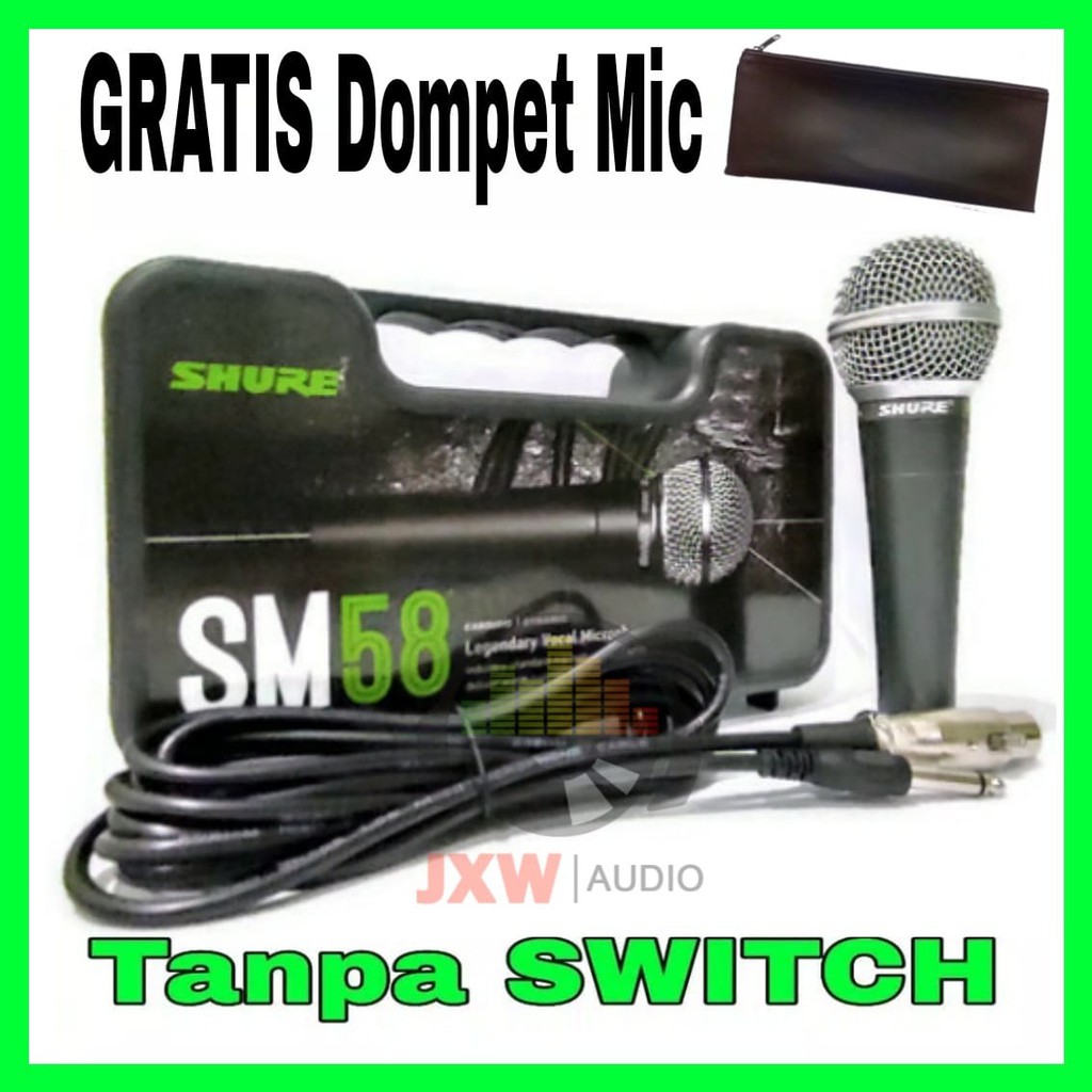 MIC KABEL SHURE SM 58 LC KOPER /  MICROPHONE SHURE KABEL SM-58 LC /  MIC SHURE SM 58 LC / SM58LC