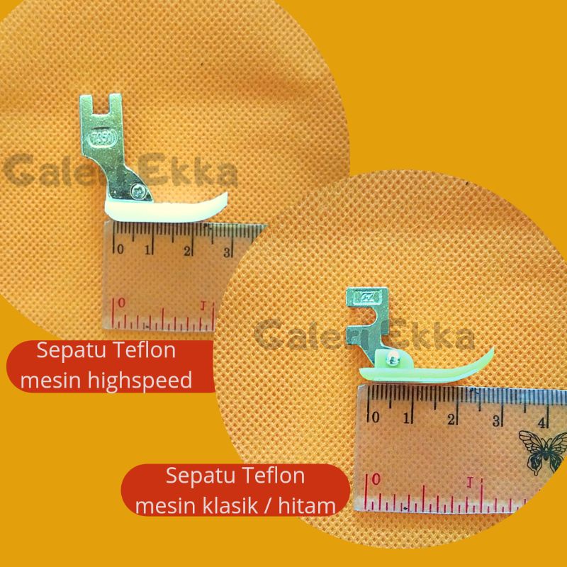 Sepatu Teflon Mesin Jahit / Sepatu Teflon Mesin Jahit Hitam / Sepatu Teflon Mesin Jahit Highspeed / 