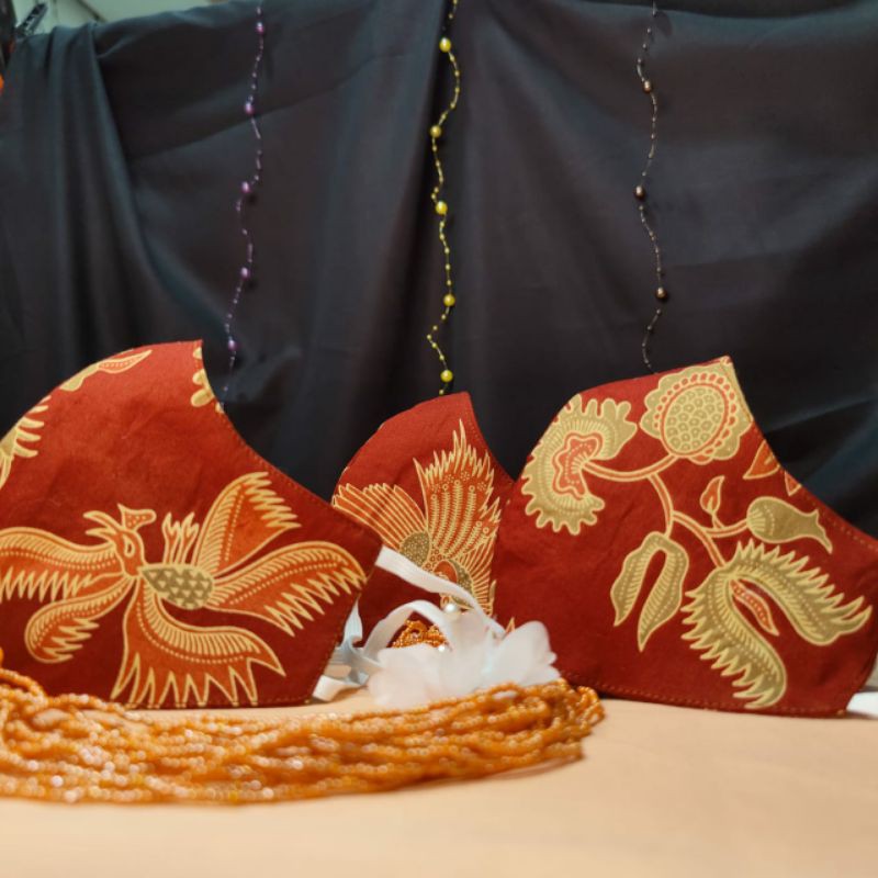 Masker Batik Dharmawanita bahan Batik Luar dalam