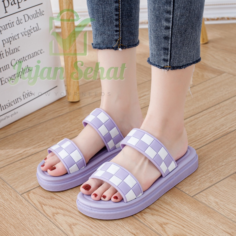 Sandal Tawana Casual Tali Catur Sendal Wanita Cantik DG7