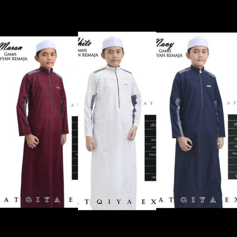 jubah remaja atqiya exclusive