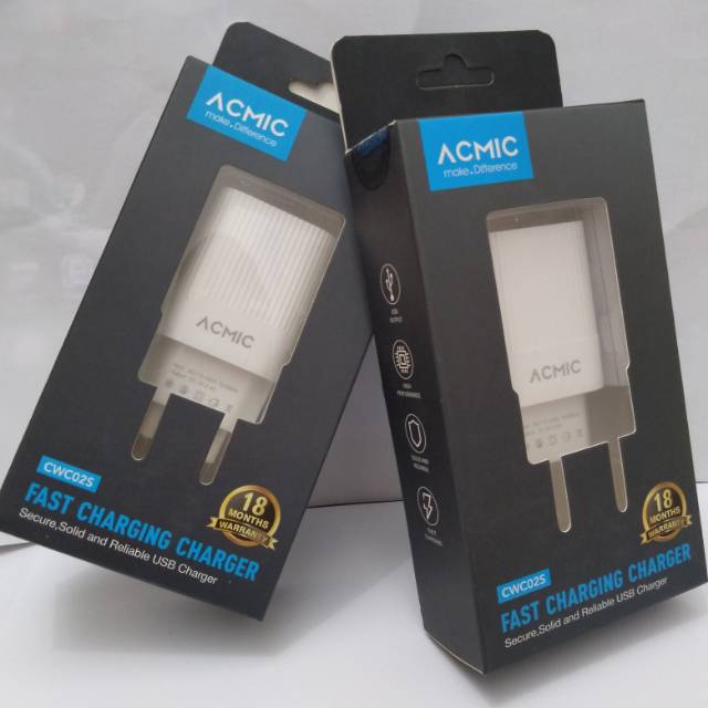 Charger Acmic CWC02 Dual USB Fast Charging