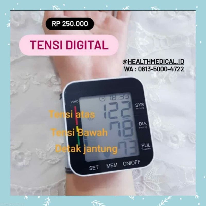 Tensi digital pergelangan tangan