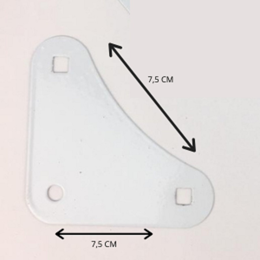 Plat Siku Tebal 1Mm - 2Pcs