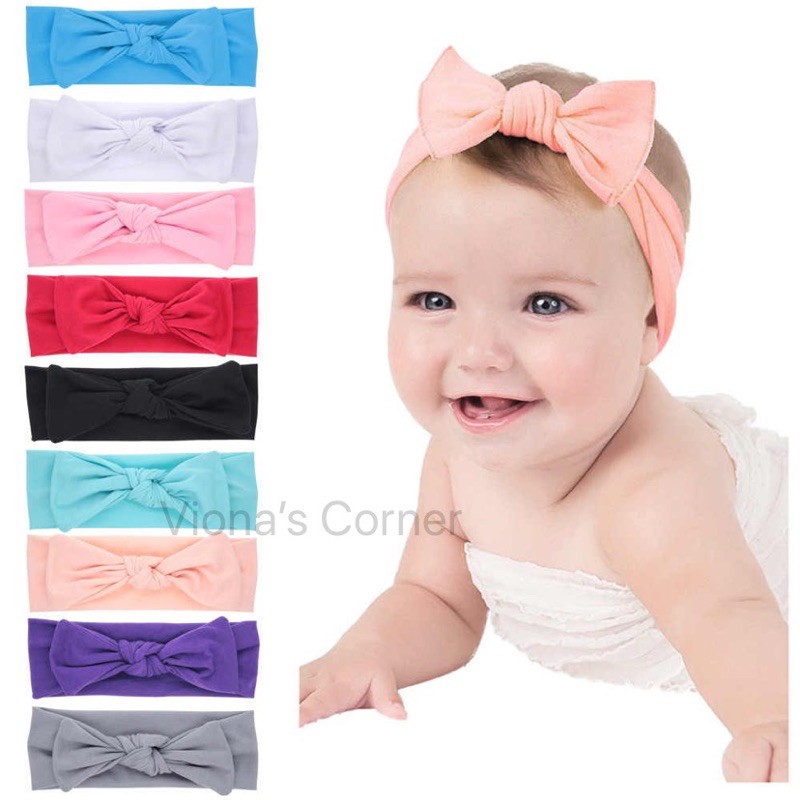 Bandana Bayi Pita Simpul Kupu