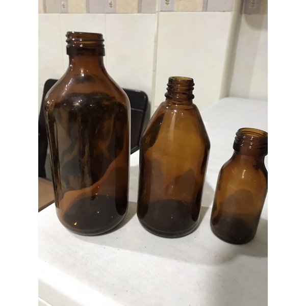 Botol coklat 200 ml, 300 ml