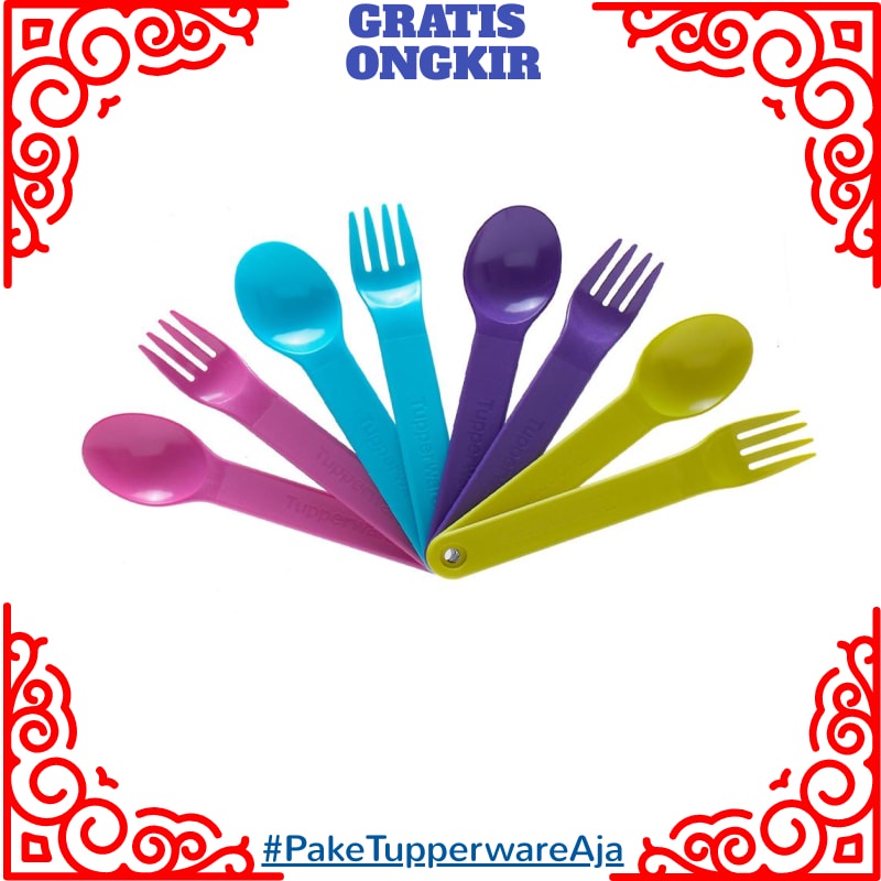 Sendok Garpu Set Tupperware - Cuttlery Tupperware - CUTLERY Tupperware
