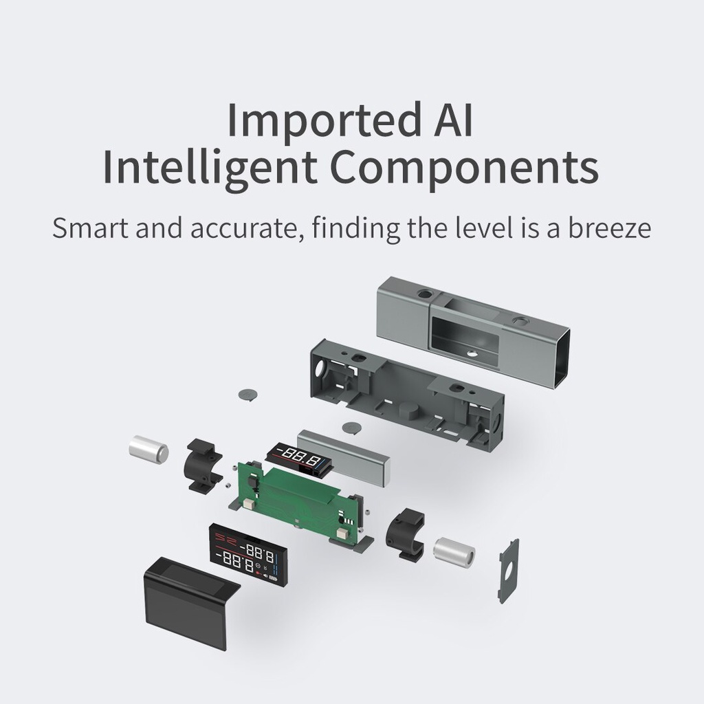 Xiaomi Duka Atuman Laser Casting Angle Meter LI 1 High Precision Type-c Charging Double-sided LED screen Real Time Angle Measurement