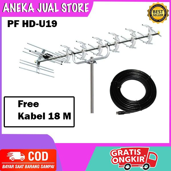 ANTENA DIGITAL/ANTENA LUAR DIGITAL PF HD-U19