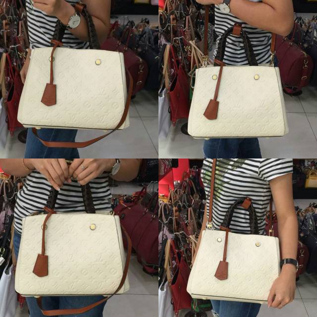 Lv Montaigne Braided Handle