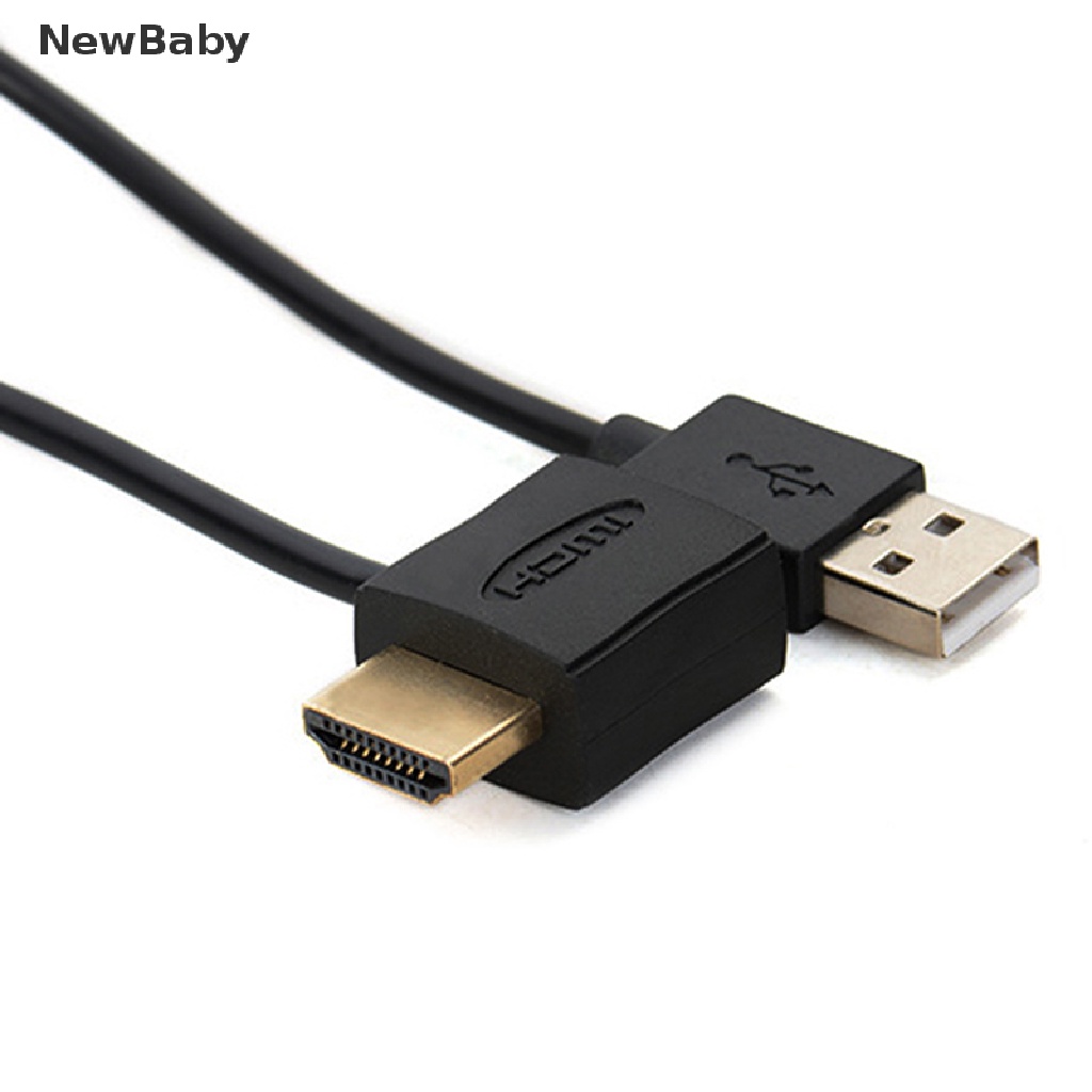 Kabel power Konektor adapter extender hdmi male to female usb 2.0 Panjang 50cm