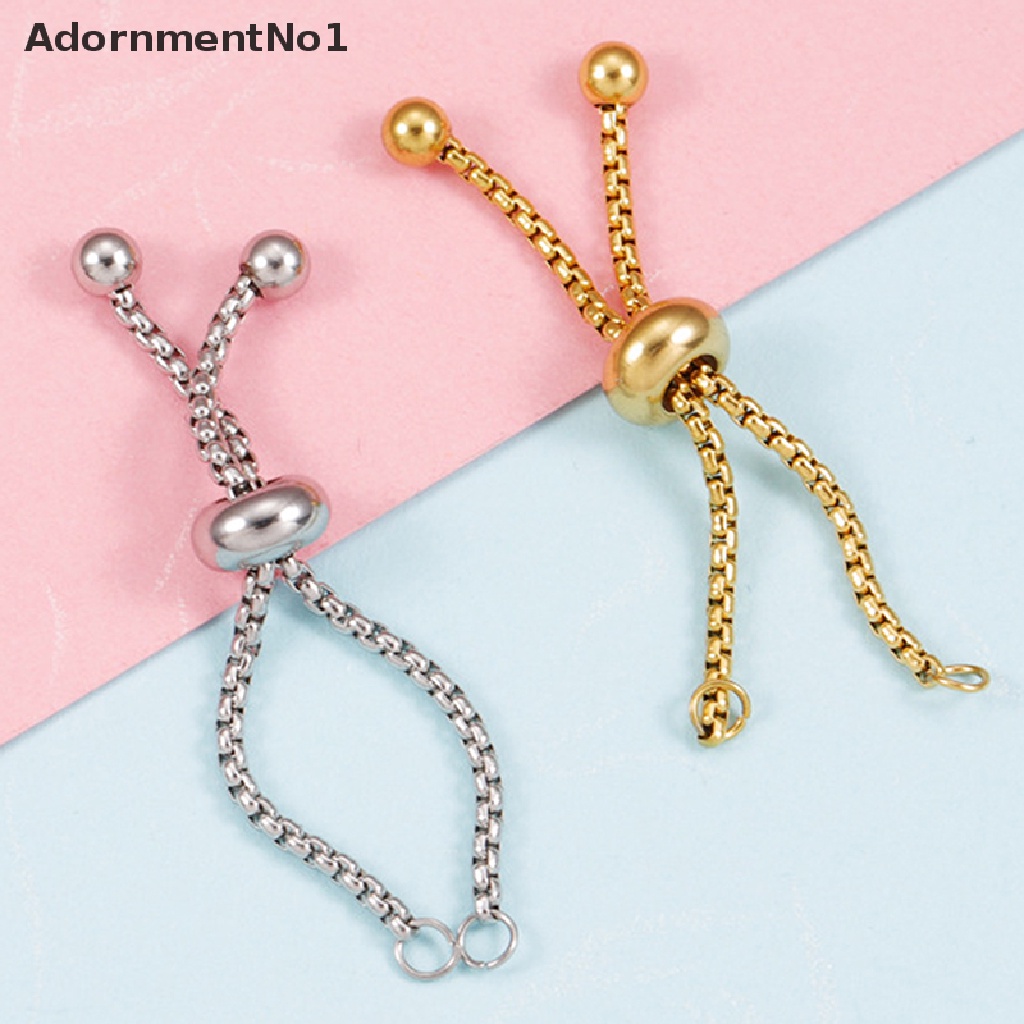 [AdornmentNo1] Stainless Steel Adjustable Rings Connectors Color DIY Making Charms Jewelry [new]