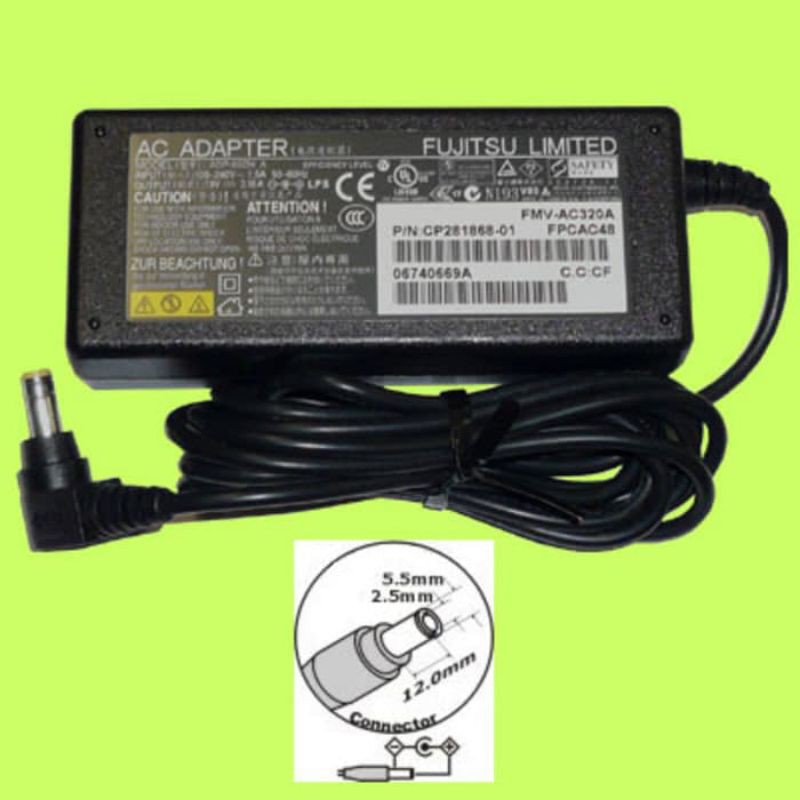 ORIGINAL Adaptor Adapter Charger Casan Fujitsu 19V - 3.16A